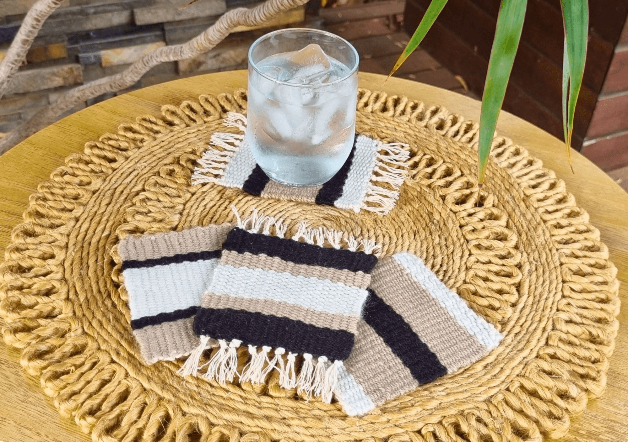 Learn It, Make It: Woven Drink Coasters