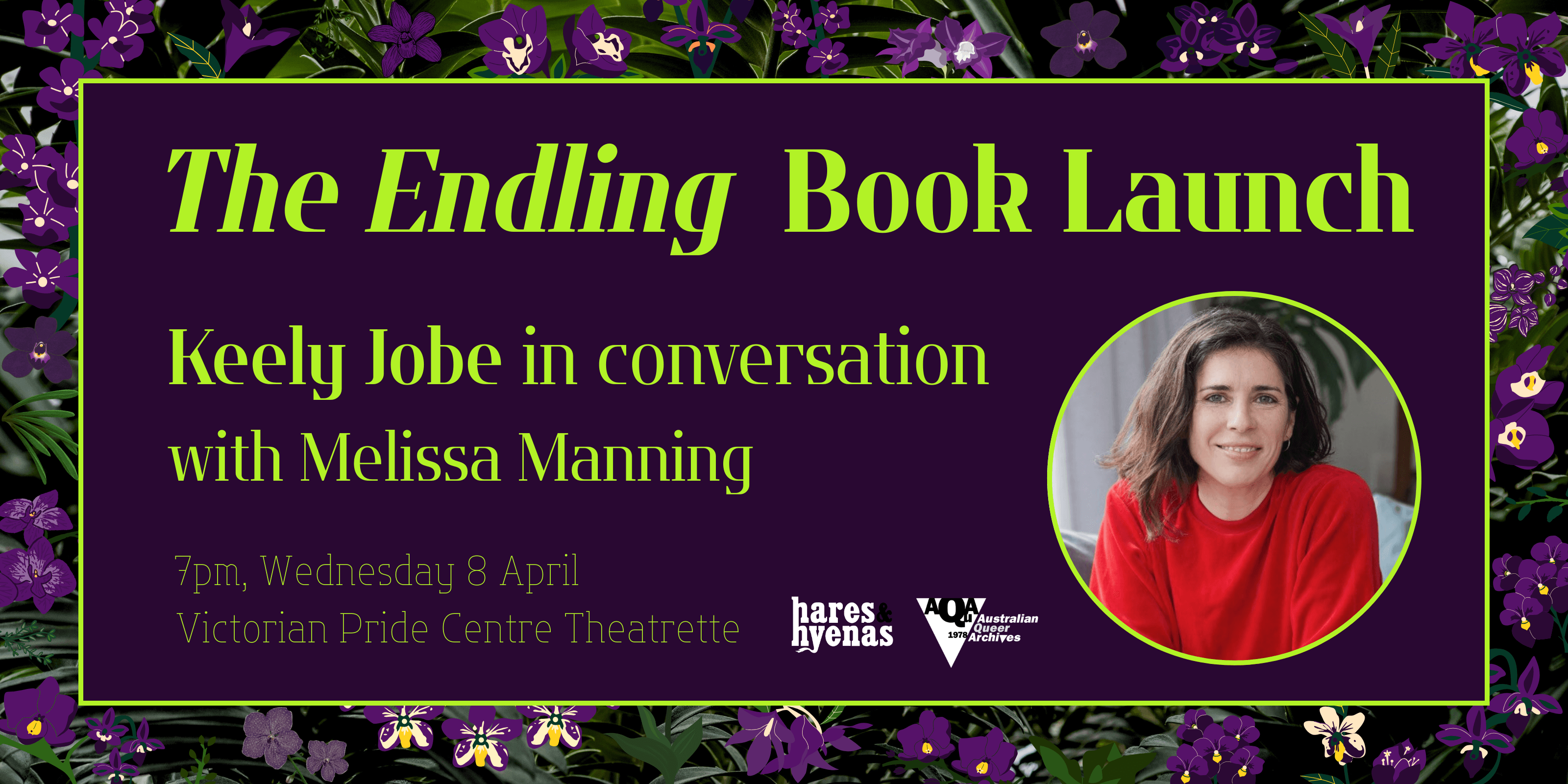 Keely Jobe in conversation with Melissa Manning