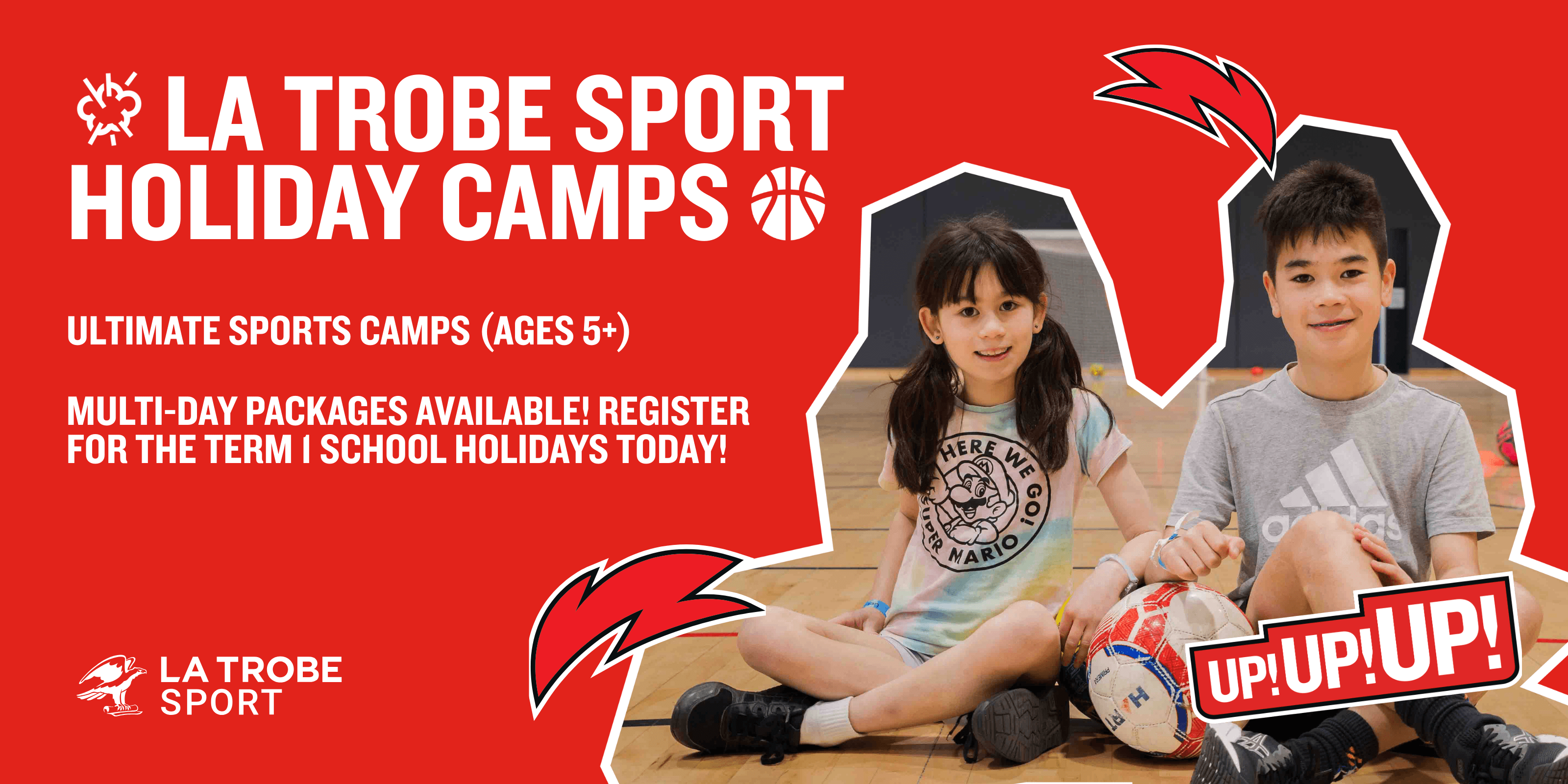 Ultimate Sports Camps (Ages 5+) - Term 1 2026 - La Trobe Sport Bundoora