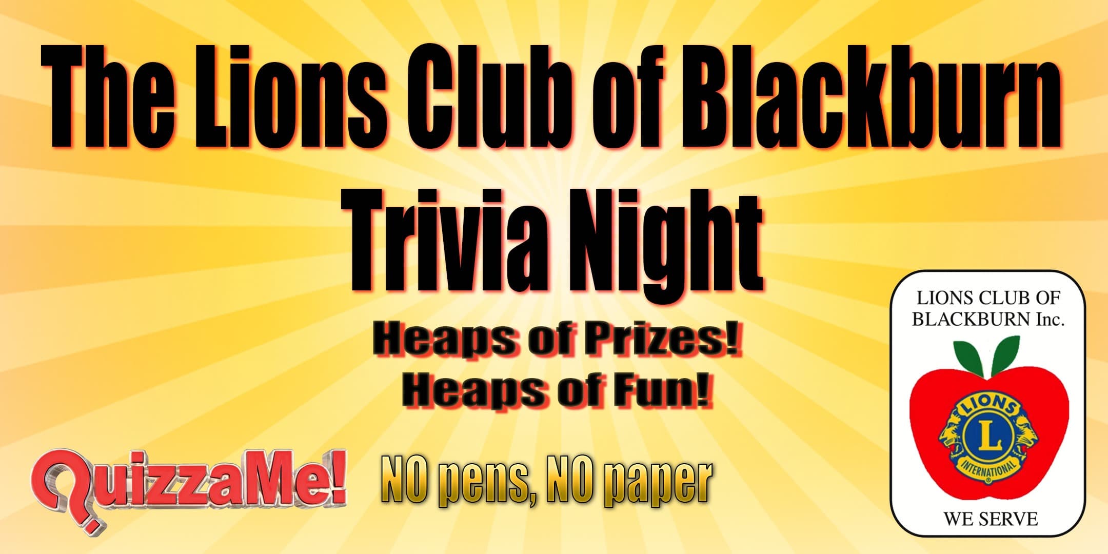 The Lions Club of Blackburn Trivia Night