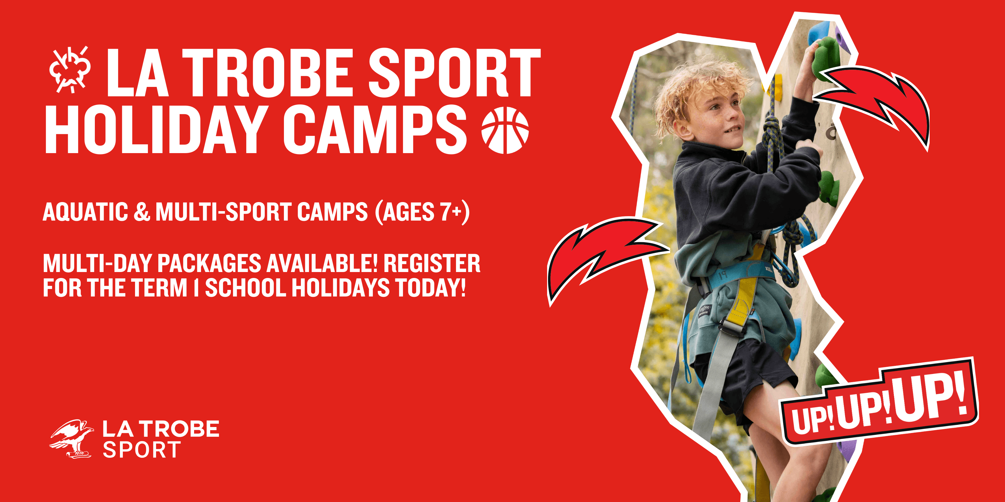 Aquatic & Multi-Sport Camps (Ages 7+) - Term 1 2026 - La Trobe Sport Bundoora