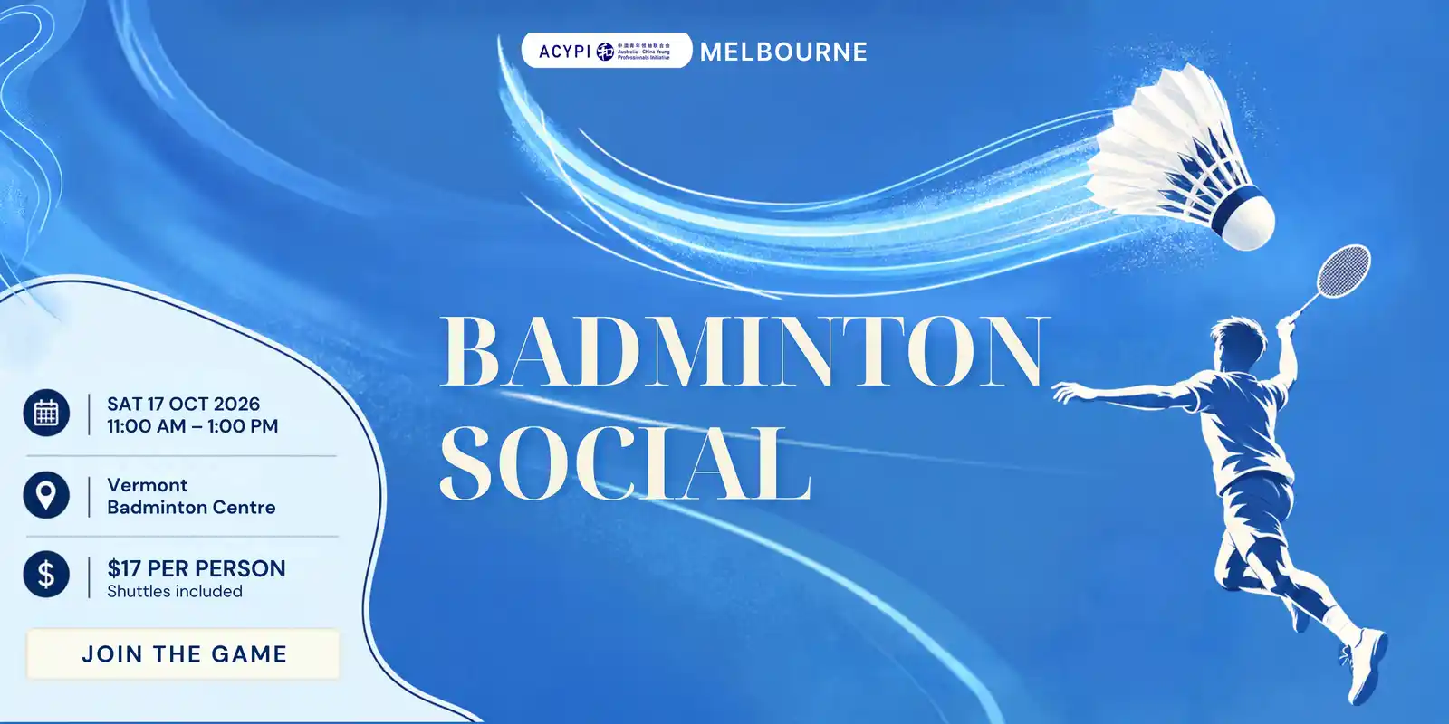 ACYPI Melbourne - Badminton Social