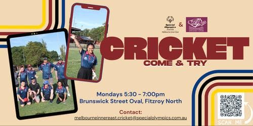 Special Olympics MIE 26/27 Cricket Season Come & Try