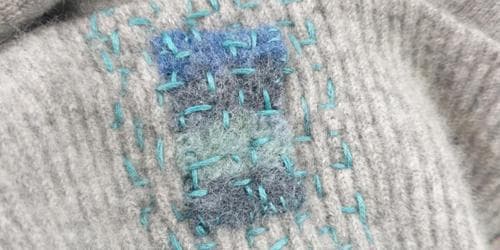 Visible mending workshop 24/4