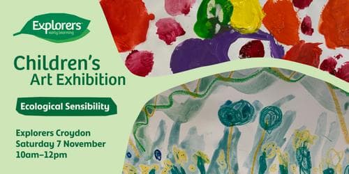 Children's Art Exhibition at Explorers Croydon