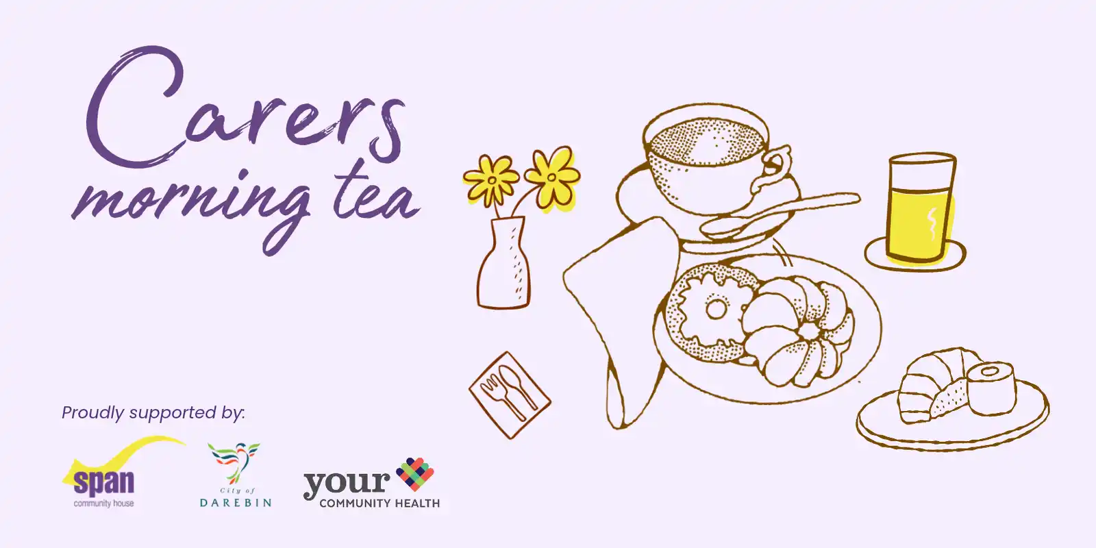 Carers morning tea at SPAN