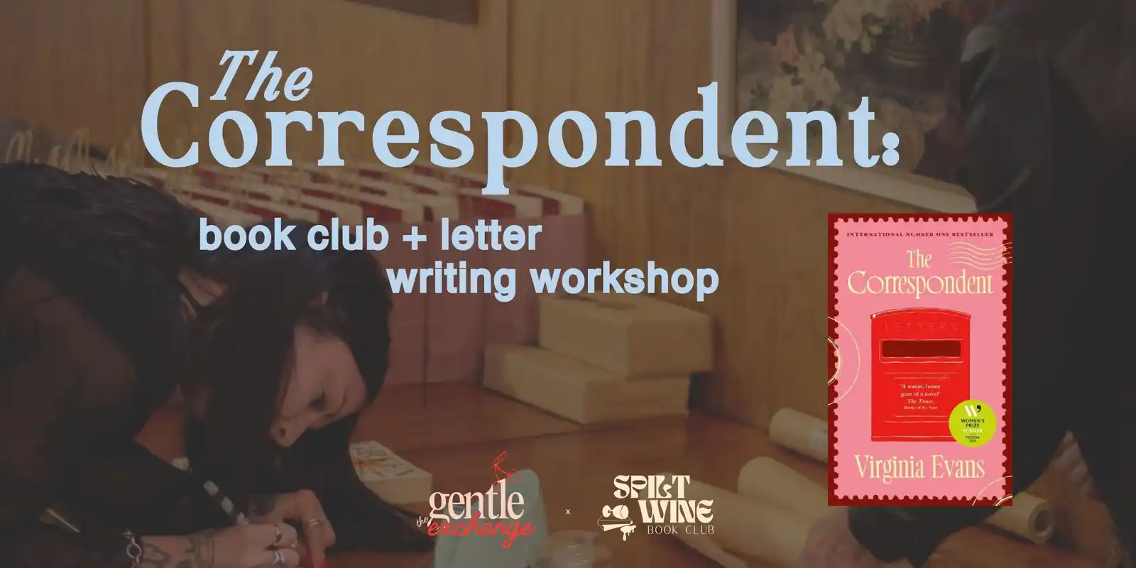The Correspondent: Book Club + Letter Writing Workshop