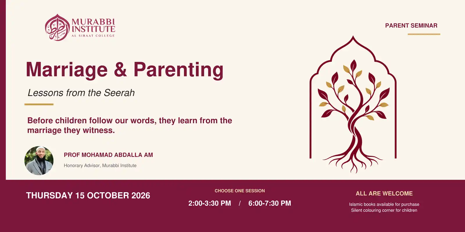 Marriage & Parenting: Lessons from the Seerah