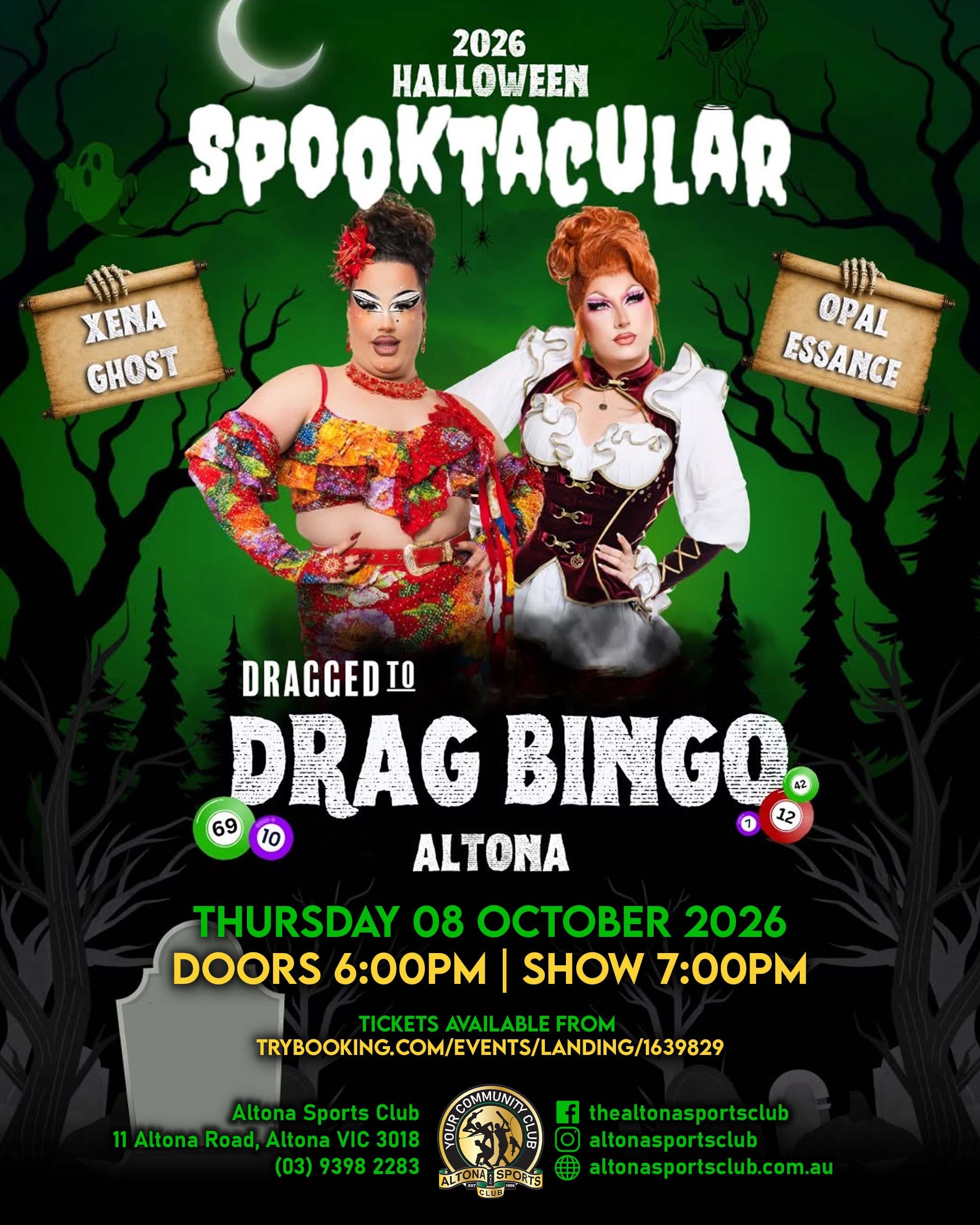 Drag Bingo Halloween Spooktacular
